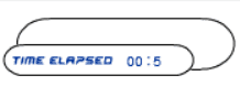 Minutes and seconds timer screenshot