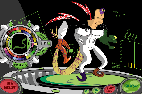Ben 10 Hero Matrix Alien Creator screenshot