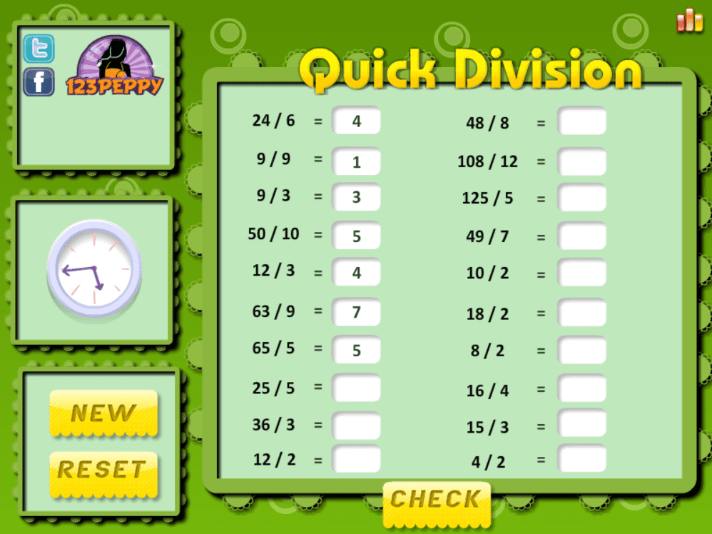 Quick Divisions screenshot