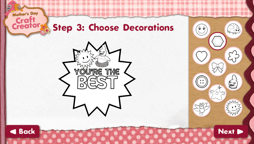 Mother's Day Craft Creator screenshot