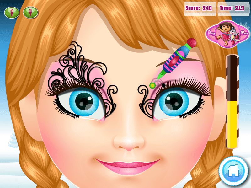 Frozen Anna Face Painting screenshot