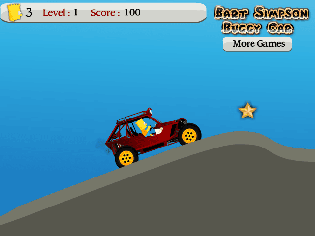 Bart Simpson Buggy Car screenshot
