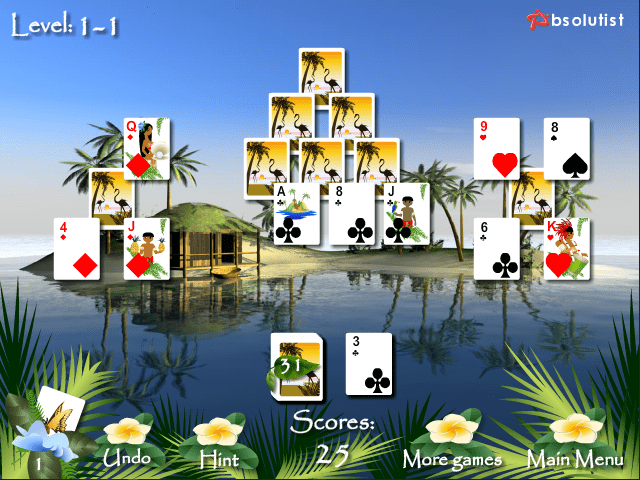 Tripeaks Bahamas Solitaire screenshot