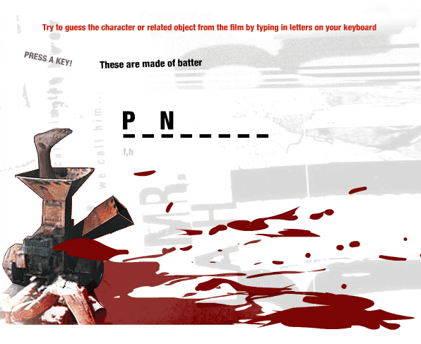 Fargo Hangman screenshot