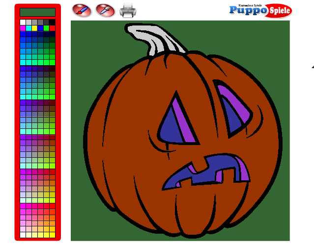 Jack O'Lantern Coloring screenshot