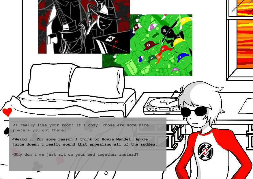 Dave Strider Dating Sim Attempt screenshot