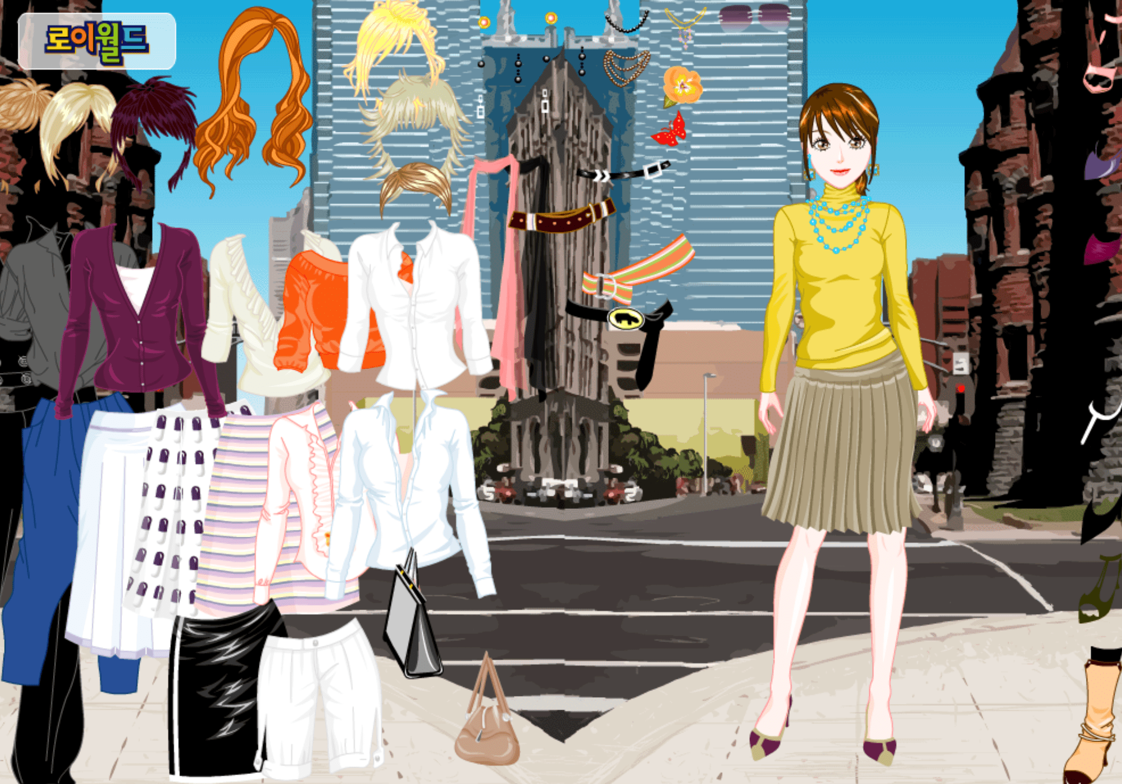 Roiworld Stylish Office Worker Dressup screenshot