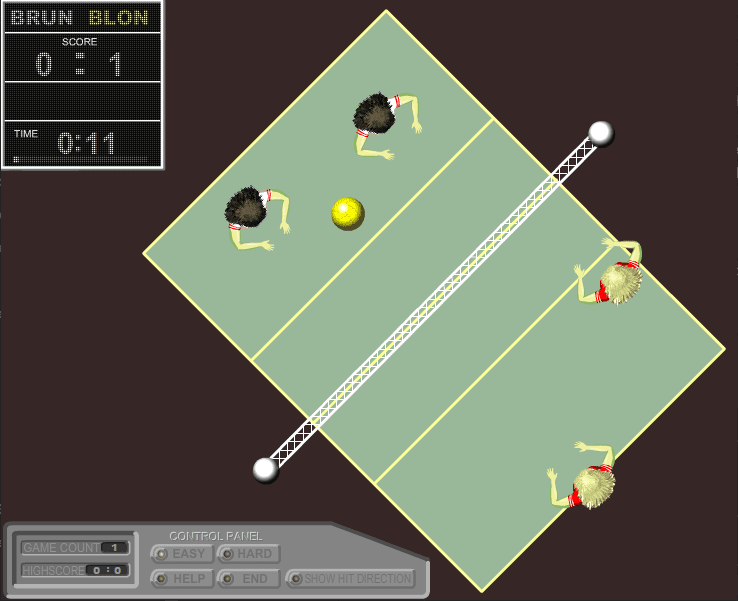 2x2 VOLLEYBALL Blondes VS Brunettes screenshot