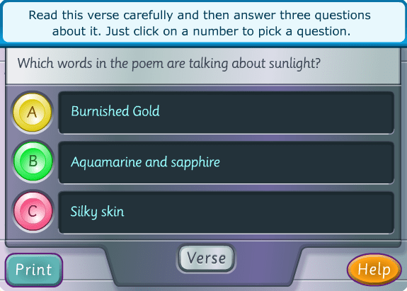 Poetry screenshot