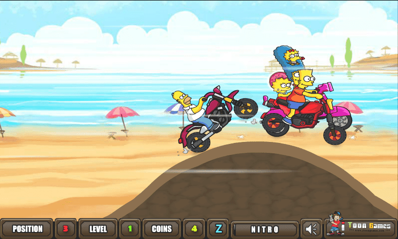 Simpson Super Race screenshot