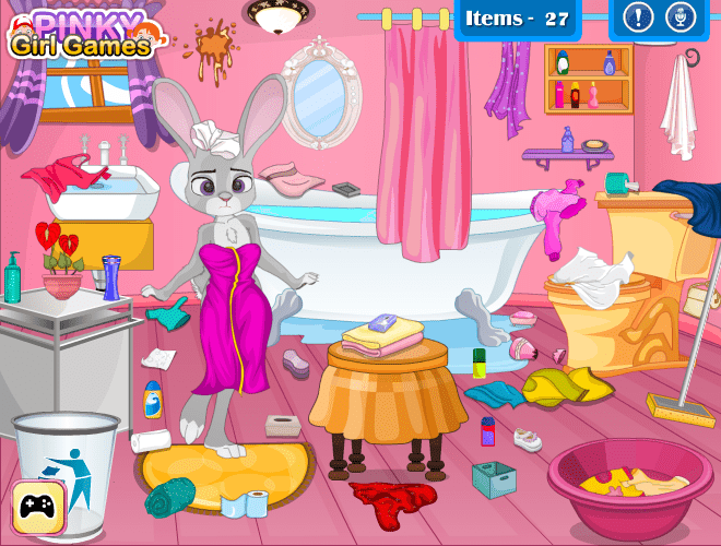 Judy Hopps Bathroom Cleaning screenshot
