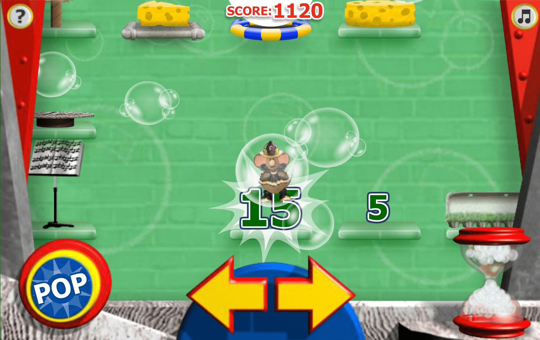 Warehouse Mouse in: The Bubble Room Game screenshot
