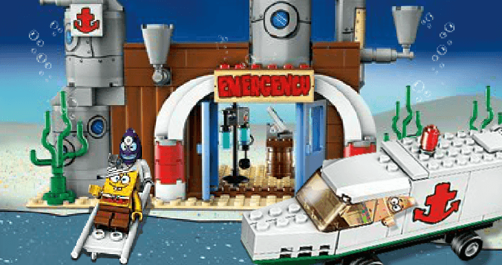 LEGO SpongeBob: The Emergency Room Set Animation screenshot