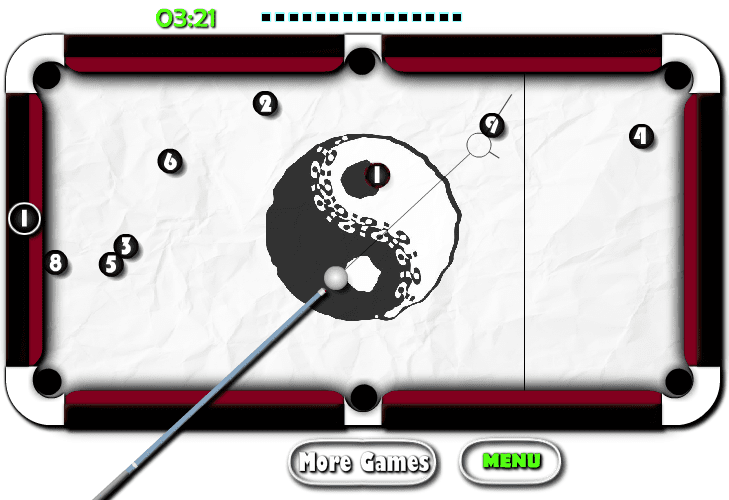 Black & White Billiard screenshot