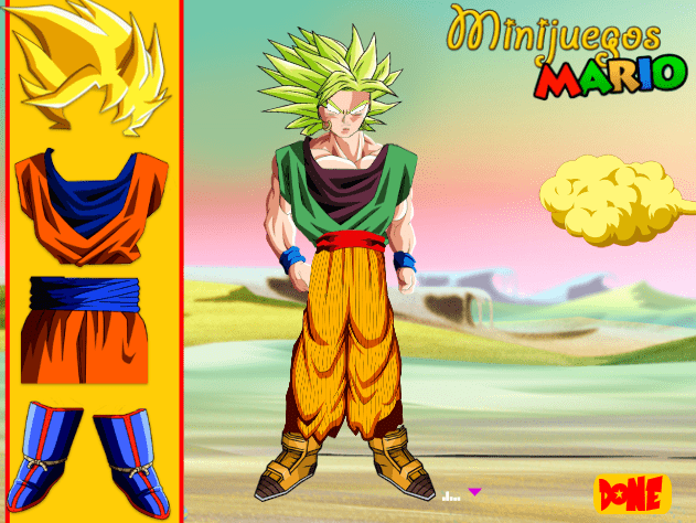Goku Dress Up screenshot