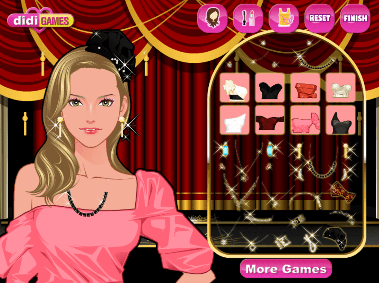 Red Carpet Award Make Up Game screenshot