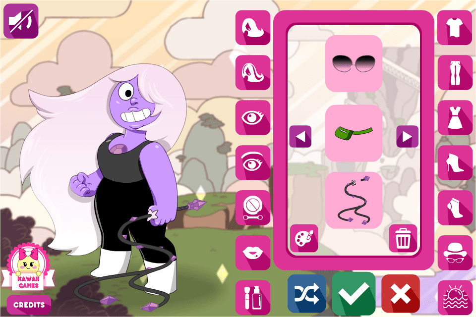 Crystal Gem Amythest Dress-Up screenshot