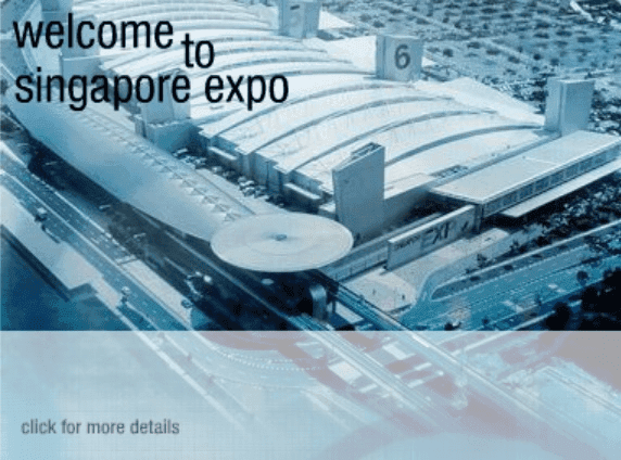 Singapore Expo Website Intro (2004) screenshot