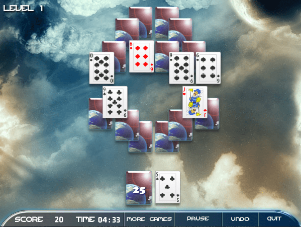 Galactic Odyssey Solitaire screenshot