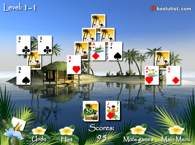 Tripeaks Online screenshot