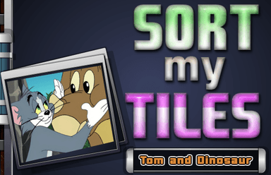 Sort My Tiles Tom and Dinosaur