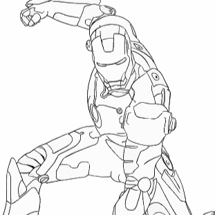 Iron Man Coloring