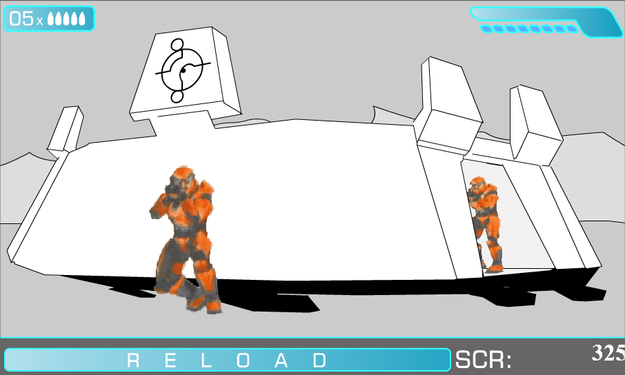 Halo Shooter screenshot