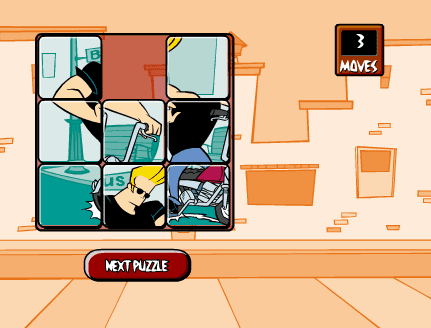 Johnny Bravo: Slide Puzzler screenshot