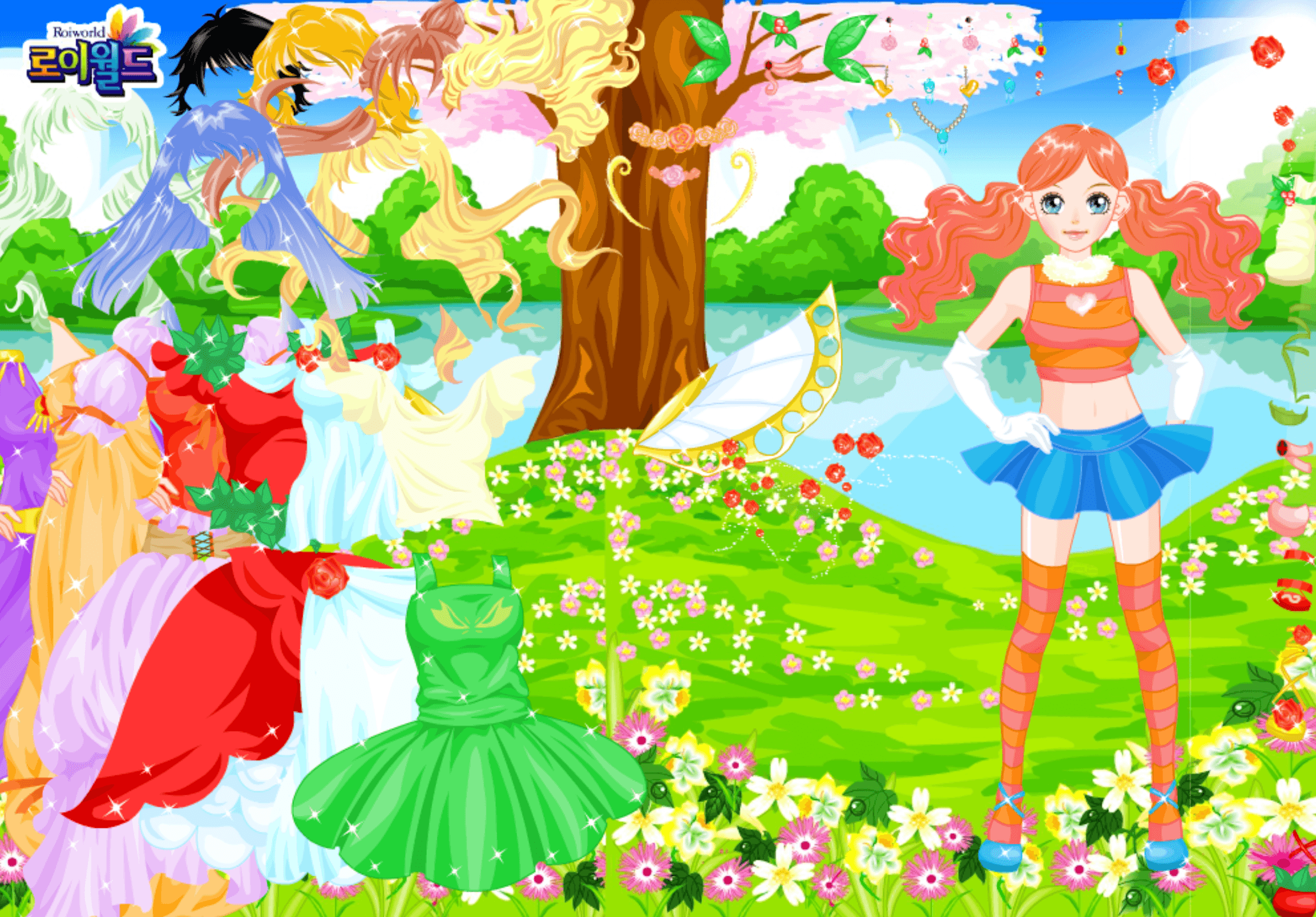 Roiworld Forest Nymph Dressup screenshot
