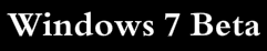 Windows 7 Beta