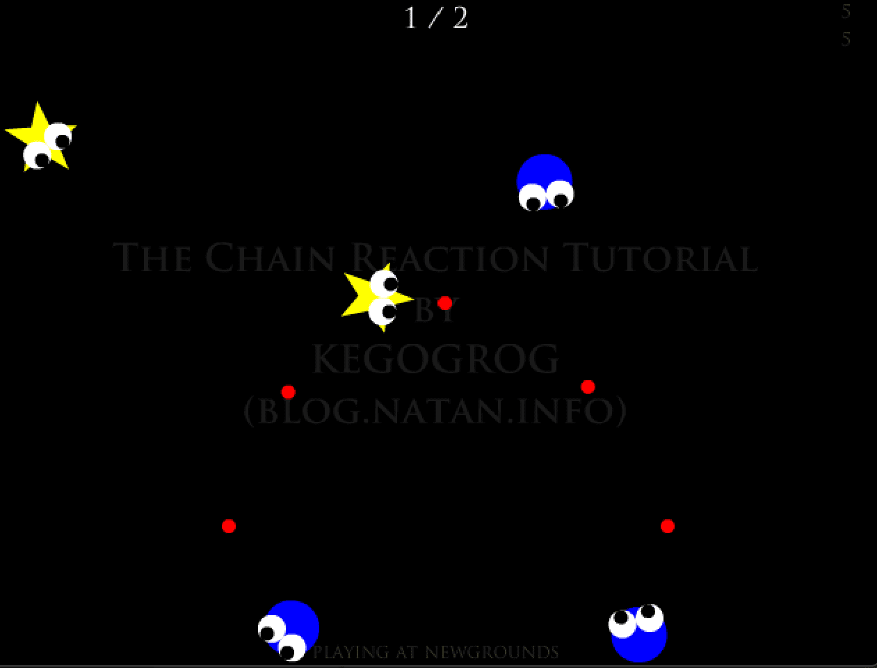 Chain Reaction Tutorial screenshot