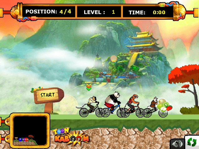Kung Fu Panda Racing Challenge screenshot