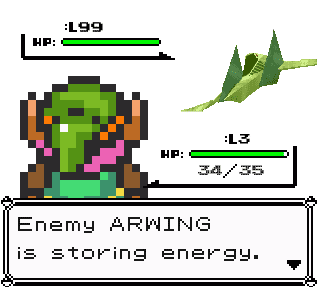 Zelda vs Starfox - Pokestyle screenshot