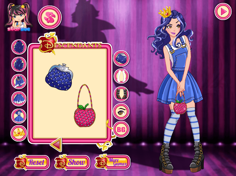 Disney Descendants Evie Dress Up Game screenshot