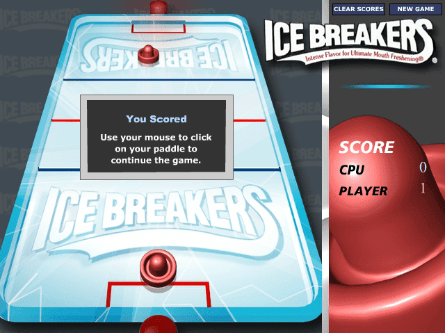 ICE BREAKERS Air Hockey Game screenshot