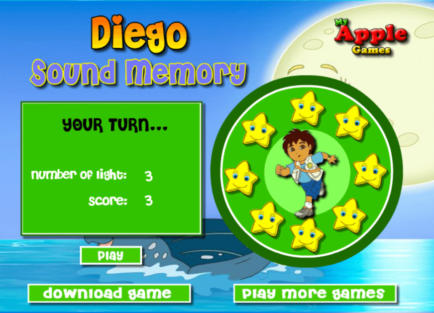 Diego Sound Memory screenshot