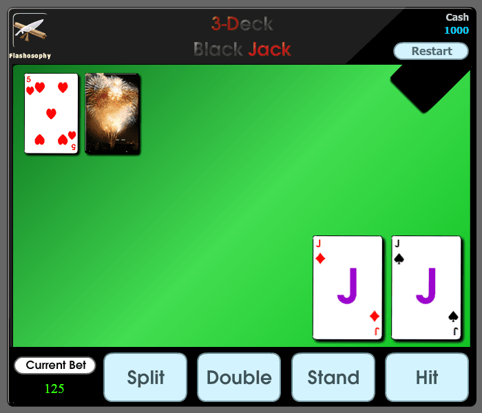 3-Deck Black Jack screenshot