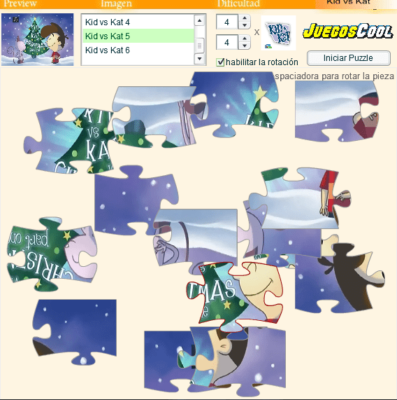 Kid vs Kat Cool Puzzle screenshot