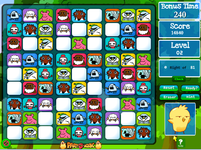 Wi-Chick: Sudoku Monster Edition screenshot