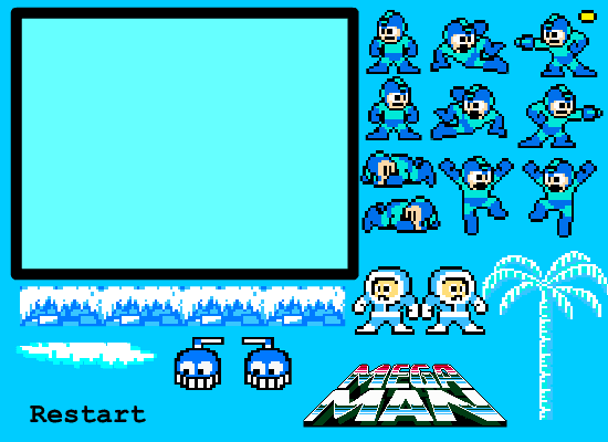 Mega Man Scene Creator screenshot