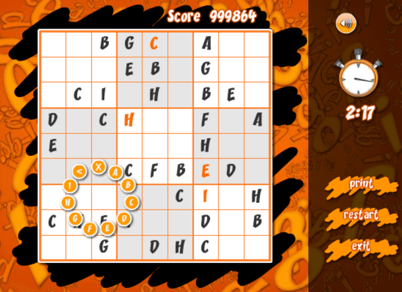 Wordoku screenshot