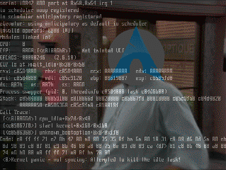 Install archlinux screenshot