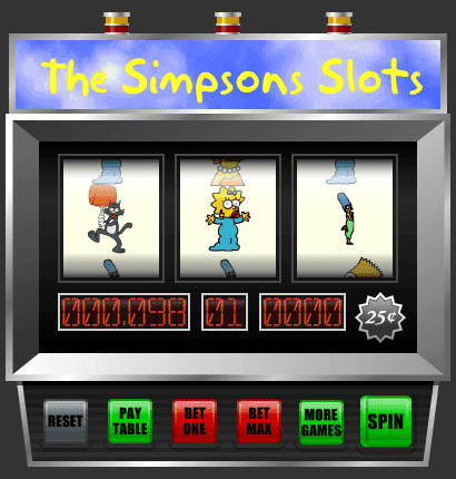 The Simpsons Slots screenshot