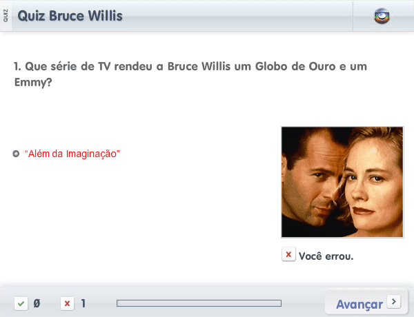 Quiz Bruce Willis screenshot