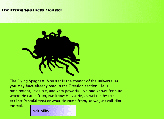 The Vagrant's Guide to Pastafarianism screenshot