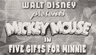 Mickey Mouse in Five Gifts for Minnie
