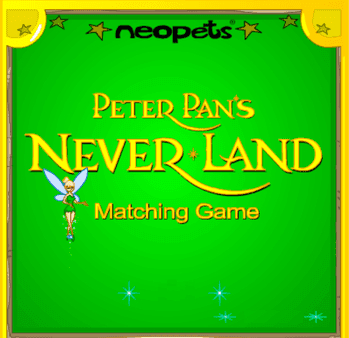 Peter Pan's Neverland Matching Game