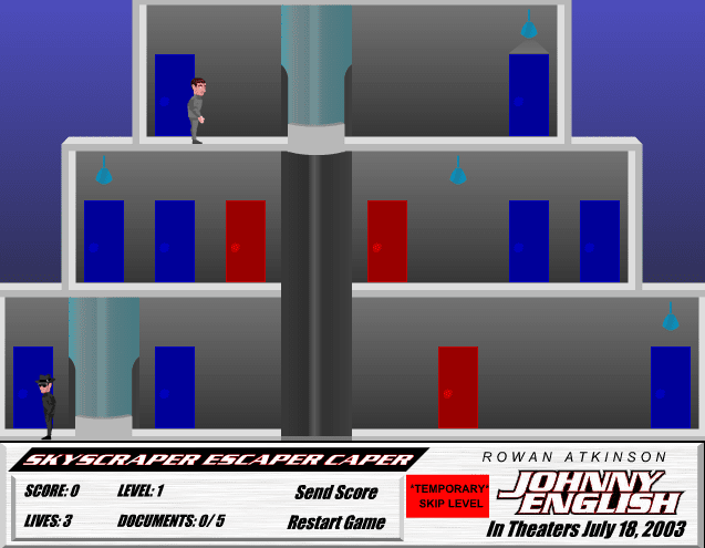 Johnny English Skyscraper Escaper Caper screenshot