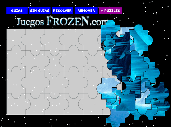 Puzzle: Anna y Kristoff Frozen screenshot