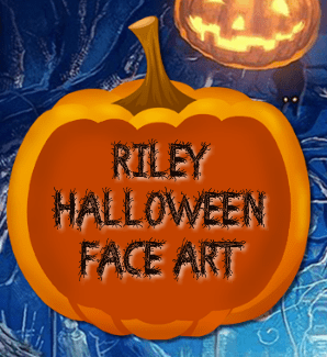 Riley Halloween Face Art